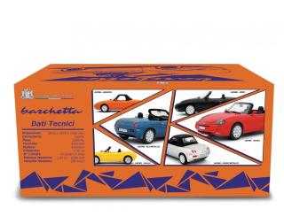 Fiat Barchetta 1995 Arancio Laudoracing 1:18 Resinemodell (Türen, Motorhaube... nicht zu öffnen!)